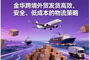 金華跨境外貿發貨高效、安全、低成本的物流策略